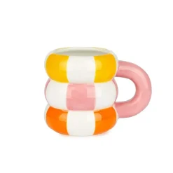 Sélectionné par Fleux Mug Bouée - Rose > Bougies, Bougeoirs Et Allumettes
