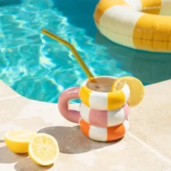 Sélectionné par Fleux Mug Bouée - Rose > Bougies, Bougeoirs Et Allumettes