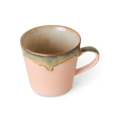 HK Living Mug Cappuccino Blossom 70's - 12 cm x 9,5 cm > Tasses & Mugs