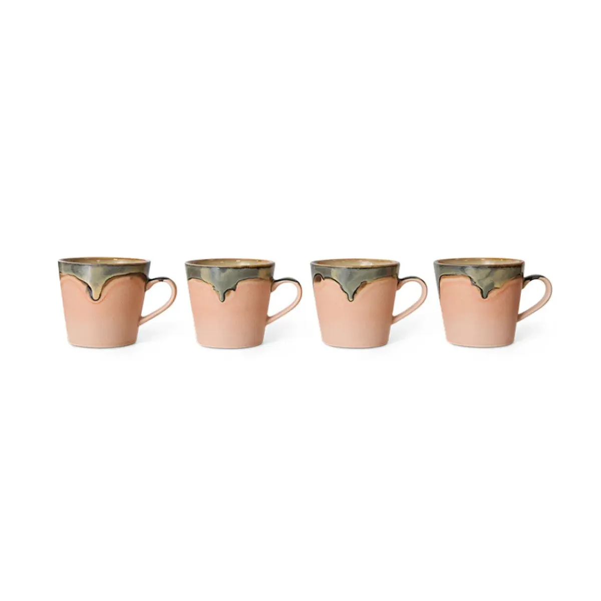 HK Living Mug Cappuccino Blossom 70's - 12 cm x 9,5 cm > Tasses & Mugs