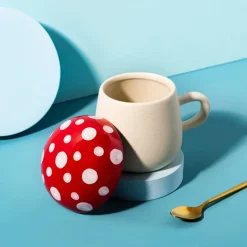 Sélectionné par Fleux Mug Champignon Avec Couvercle - Rouge > Tasses & Mugs