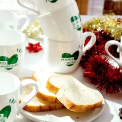 émoi émoi Mug Coeur Mamie Chérie - Vert Sapin > Fabriqué En Europe|Tasses & Mugs