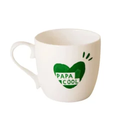 émoi émoi Mug Coeur Papa Cool - Vert Sapin > Fabriqué En Europe|Tasses & Mugs