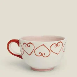 Sélectionné par Fleux Mug Drink more amour - Rose/Rouge- Ø 16 x 8 cm > Fabriqué En Europe|Tasses & Mugs