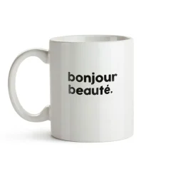 Félicie Aussi Mug en porcelaine - Bonjour Beauté > Fabriqué En France|Vaisselle & Accessoires De Table