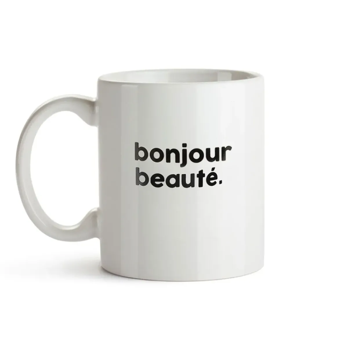 Félicie Aussi Mug en porcelaine - Bonjour Beauté > Fabriqué En France|Vaisselle & Accessoires De Table