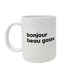 Félicie Aussi Mug en porcelaine - Bonjour Beau Gosse > Fabriqué En France|Vaisselle & Accessoires De Table