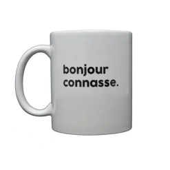 Félicie Aussi Mug en porcelaine - Bonjour Connasse > Fabriqué En France|Vaisselle & Accessoires De Table