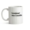 Félicie Aussi Mug en porcelaine - Bonjour Ma Couille > Fabriqué En France|Vaisselle & Accessoires De Table
