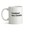 Félicie Aussi Mug en porcelaine - Bonjour Ma Chatte > Fabriqué En France|Vaisselle & Accessoires De Table