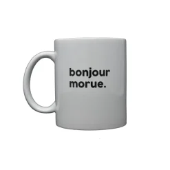 Félicie Aussi Mug en porcelaine - Bonjour Morue > Fabriqué En France|Vaisselle & Accessoires De Table