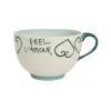 Sélectionné par Fleux Mug Feel l'amour - Vert/Baby Blue - Ø 16 x 8 cm > Fabriqué En Europe|Tasses & Mugs