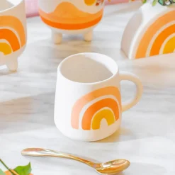 Sélectionné par Fleux Mug Mojave Glaze Arc-en-ciel Orange > Tasses & Mugs