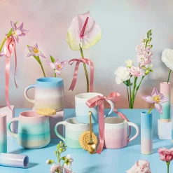 Sélectionné par Fleux Mug Pastel Ombre Rose/Vert > Tasses & Mugs