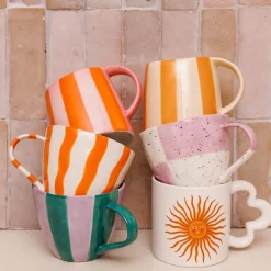 Sélectionné par Fleux Mug wavy - 8.6 cm > Tasses & Mugs