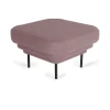 ENOstudio Ottoman Cornice velours rose u0026 métal noir > Fauteuils & Repose-pieds