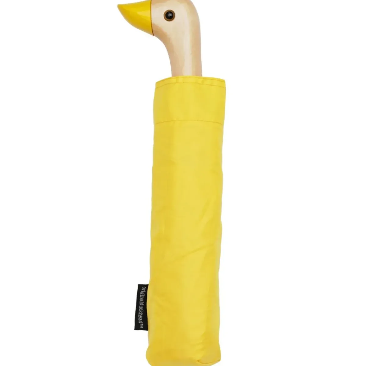 Original Duckhead Parapluie à manche Tête de Canard - Jaune > Femme Parapluies|Parapluies