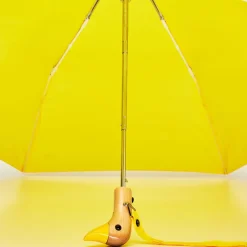 Original Duckhead Parapluie à manche Tête de Canard - Jaune > Femme Parapluies|Parapluies