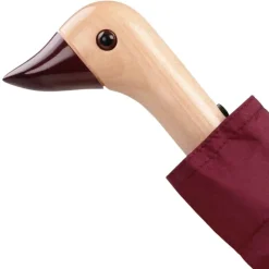 Original Duckhead Parapluie à manche Tête de Canard - Cerise > Femme Parapluies|Parapluies
