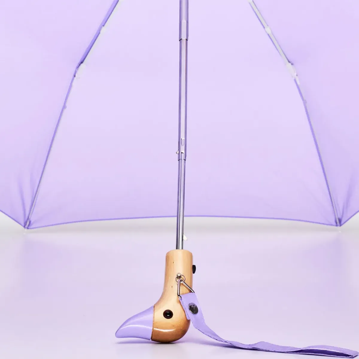 Original Duckhead Parapluie à manche Tête de Canard - Lilas > Femme Parapluies|Parapluies