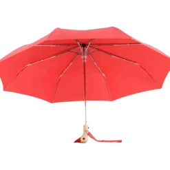Original Duckhead Parapluie à manche Tête de Canard - Rouge > Femme Parapluies|Parapluies