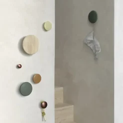 Muuto Patère The Dots - Dusty Green > Porte-manteaux & Patères