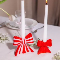 DOIY Petit bougeoir Nud - Rouge > Bougies, Bougeoirs Et Allumettes