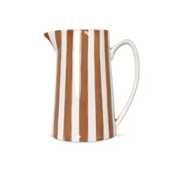 Sélectionné par Fleux Pichet Rayure Marron > Carafes & Verres