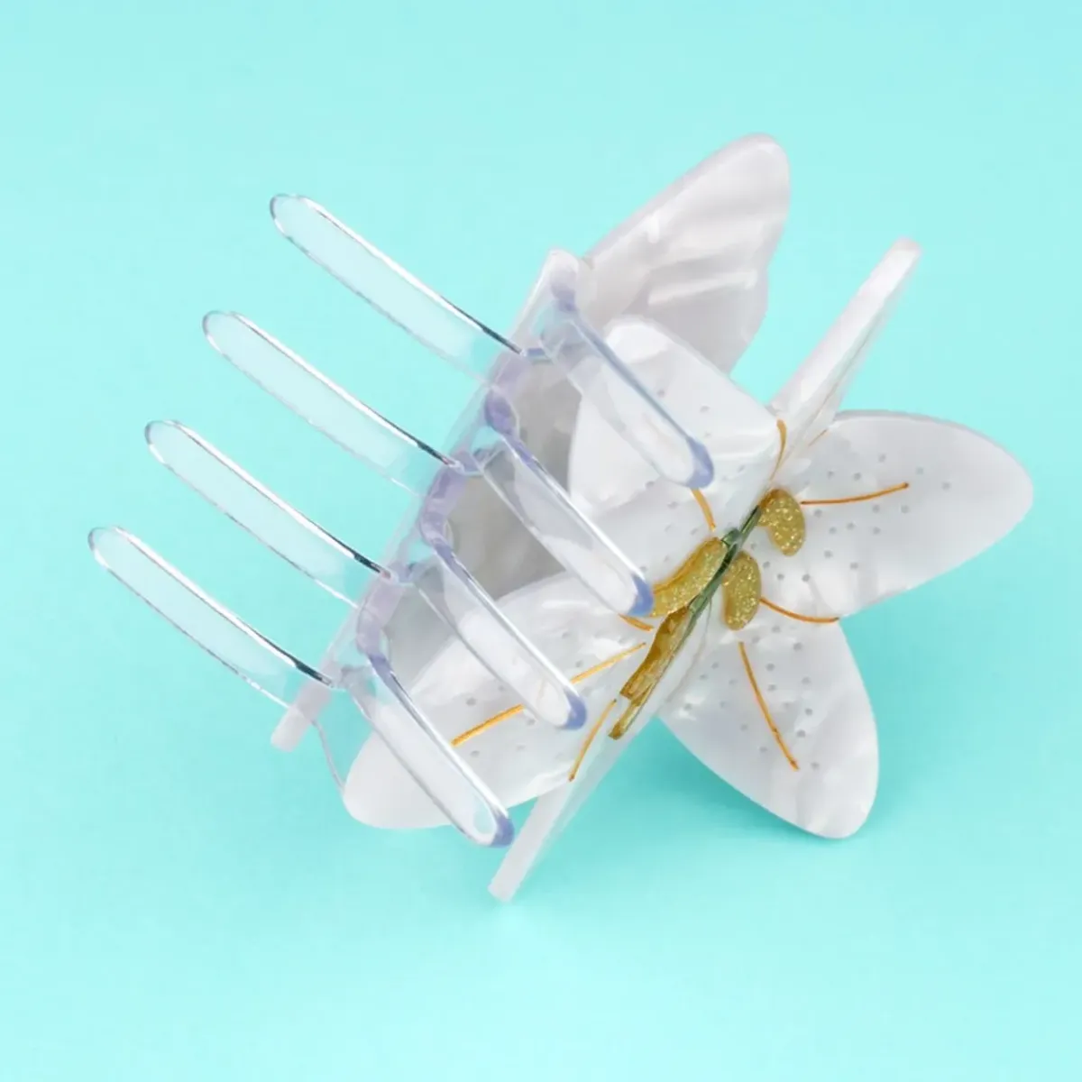 Coucou Suzette Pince A Cheveux Lys > Recyclé|Accessoires Cheveux
