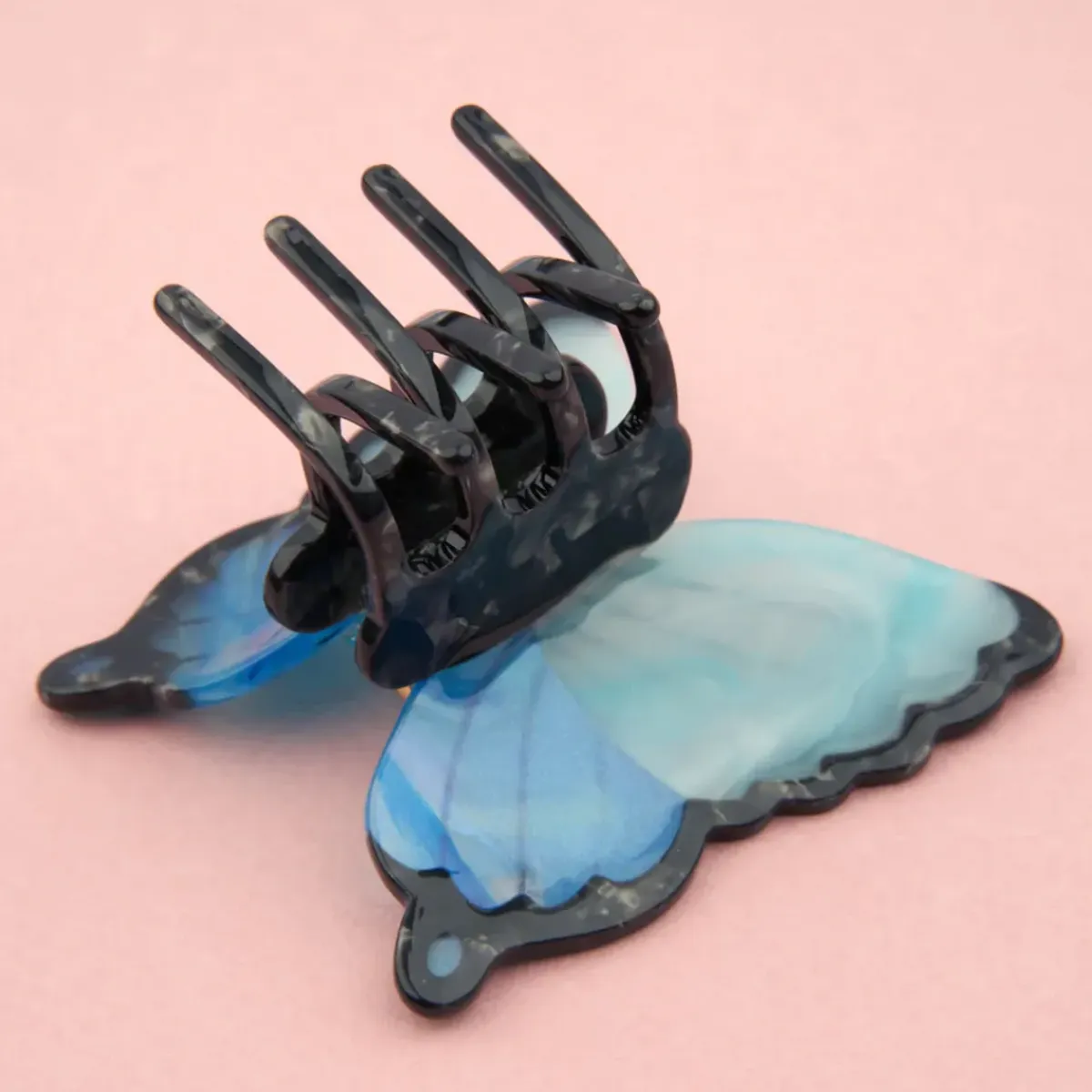 Coucou Suzette Pince à Cheveux Papillon - Bleu > Fabriqué En Europe|Accessoires Cheveux