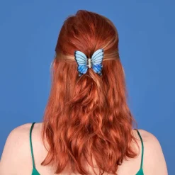 Coucou Suzette Pince à Cheveux Papillon - Bleu > Fabriqué En Europe|Accessoires Cheveux