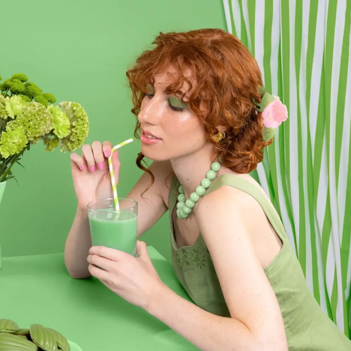 Coucou Suzette Pince à Cheveux Pivoine > Recyclé|Accessoires Cheveux
