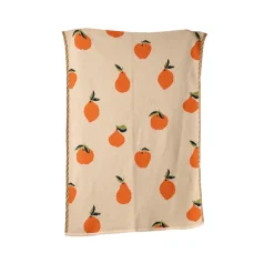 Season Paper Plaid Le Petit Verger - 120 x 80 cm > Fabriqué En France|Textile