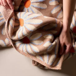 Season Paper Plaid Passionnement - 180 x 120 cm > Fabriqué En France|Textile