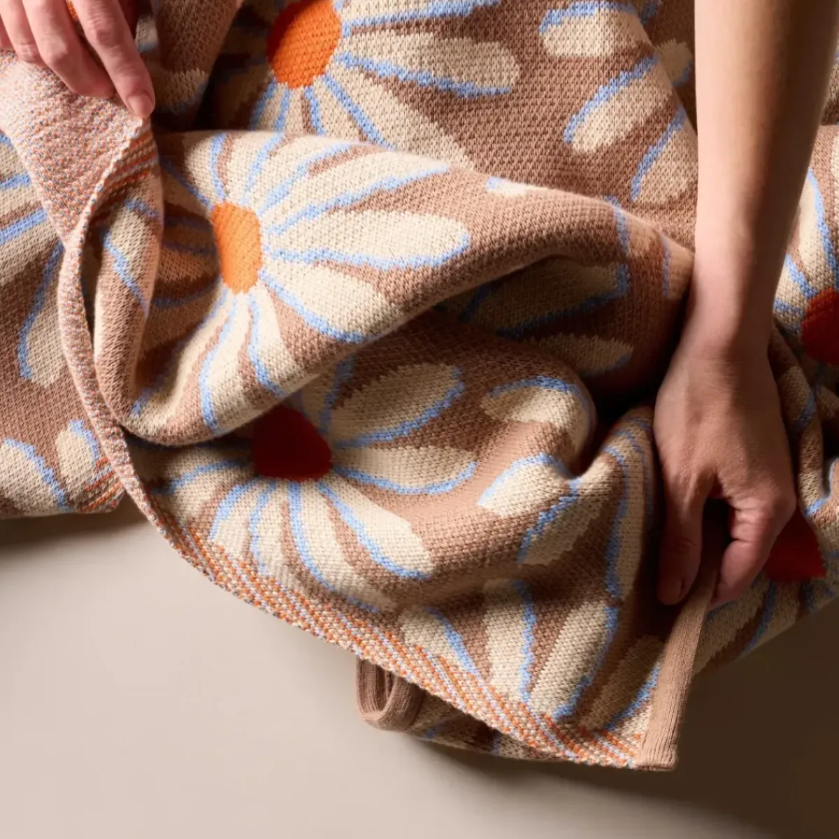 Season Paper Plaid Passionnement - 180 x 120 cm > Fabriqué En France|Textile