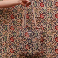Doing Goods Plaid + Tote-bag Bluebell > Textile|Linge De Lit