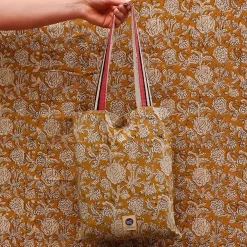 Doing Goods Plaid + Tote-bag Botanical > Textile|Linge De Lit