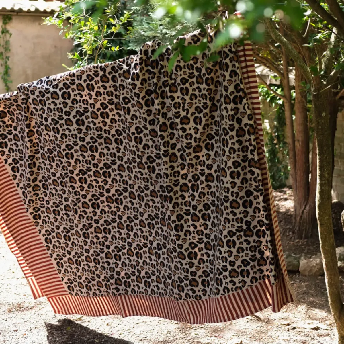Doing Goods Plaid + Tote-bag Léopard > Textile|Linge De Lit