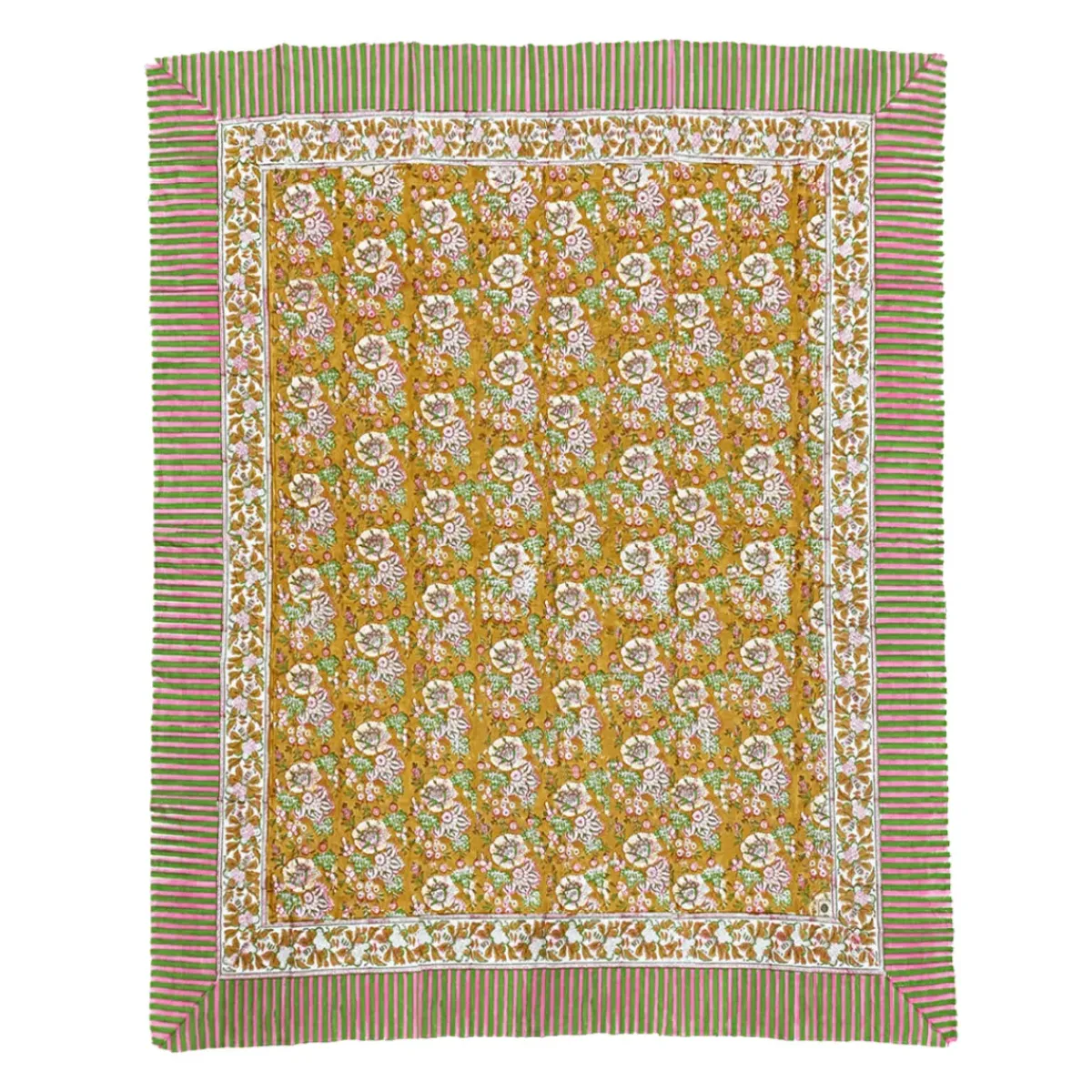 Doing Goods Plaid + Tote-bag Marigold > Textile|Linge De Lit