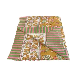 Doing Goods Plaid + Tote-bag Marigold > Textile|Linge De Lit