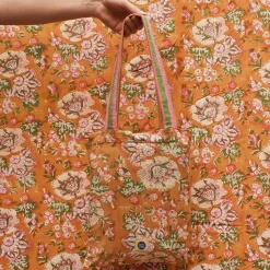 Doing Goods Plaid + Tote-bag Marigold > Textile|Linge De Lit
