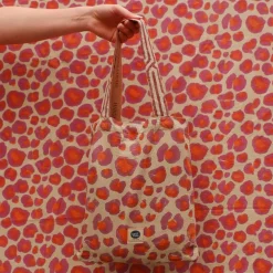 Doing Goods Plaid + Tote-bag Pink Léopard > Textile|Linge De Lit