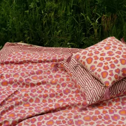 Doing Goods Plaid + Tote-bag Pink Léopard > Textile|Linge De Lit