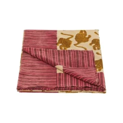 Doing Goods Plaid + Tote-bag Powder Tiger > Textile|Linge De Lit