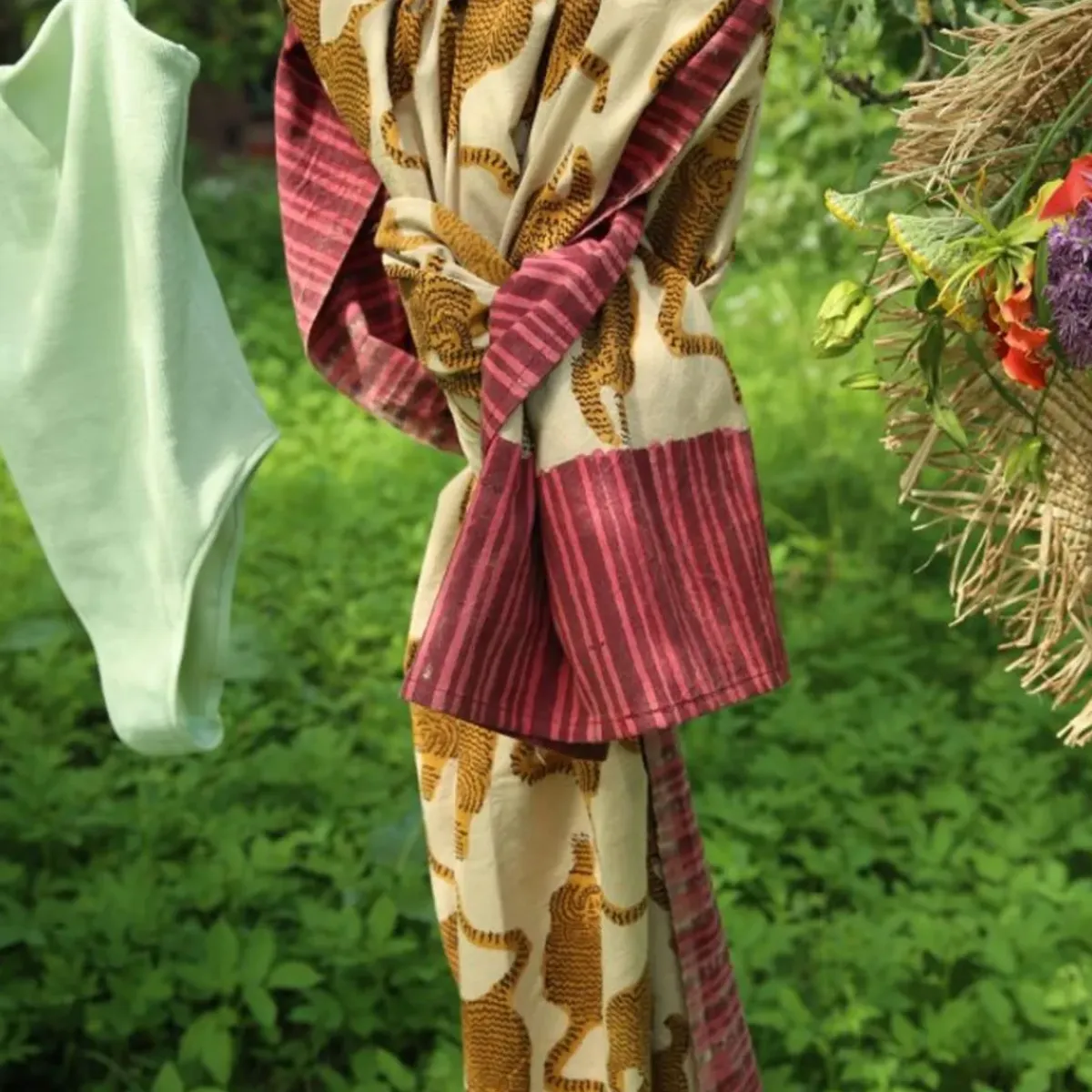 Doing Goods Plaid + Tote-bag Powder Tiger > Textile|Linge De Lit