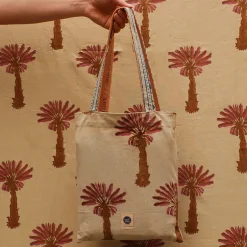 Doing Goods Plaid + Tote-bag Tala Palmtree > Textile|Linge De Lit