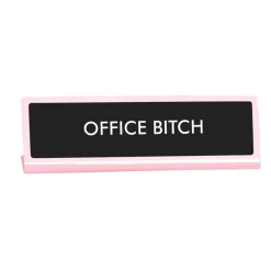 Sélectionné par Fleux Plaque De Bureau Office Bitch > Accessoires Design