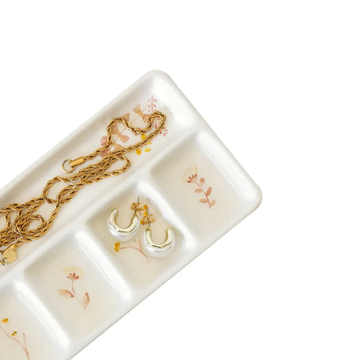 Sélectionné par Fleux Plateau à bijoux floraux > Bijoux & Montres|Paniers & Boîtes