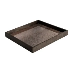 Ethnicraft Plateau carré en miroir - Bronze > Plats & Plateaux