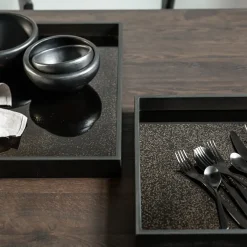 Ethnicraft Plateau carré en miroir - Bronze > Plats & Plateaux